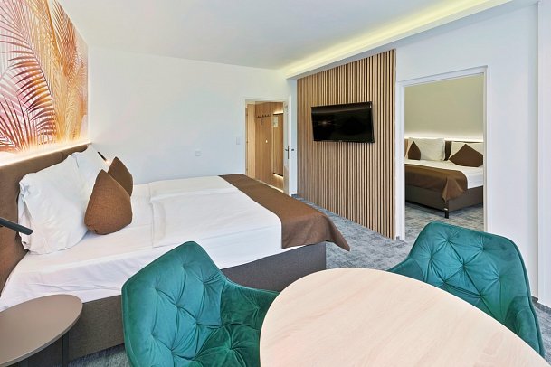 Wellness Hotel Astra - Wohnbeispiel Appartement 2 Schlafzimmer (Zimmercodierung OB1)