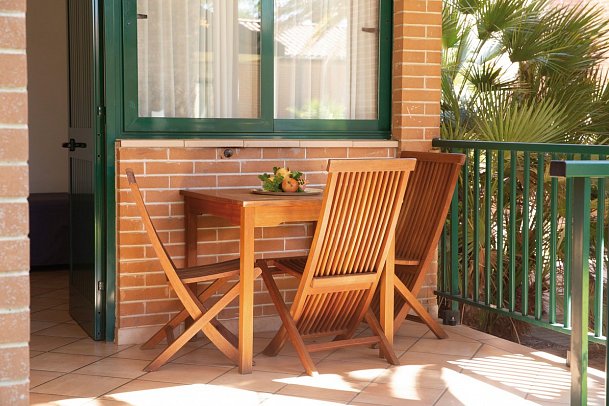 Argentario Camping Village - Wohnbeispiel Villino Superior Giglio (Zimmercodierung CB2)