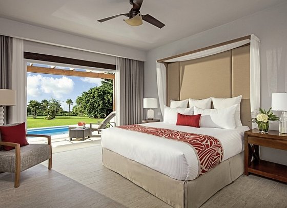 Dreams Dominicus La Romana - Wohnbeispiel Preferred Club Suite Swim Up (Zimmercodierung WBQ)