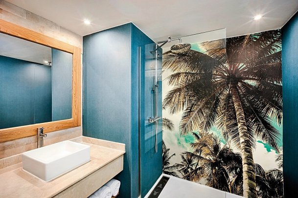 Sunscape Dominicus La Romana - Beispiel Bad Deluxe Tropical View (Zimmercodierungen DB1, UDG, DDM, UDN & FB1)