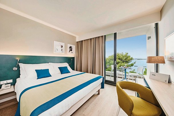 Sipar Plava Laguna - Wohnbeispiel Doppelzimmer Meerseite (Zimmercodierung DBC)