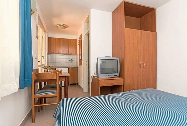 Apartments Polynesia Plava Laguna - Wohnbeispiel Studio Terrasse (Zimmercodierung SB2)