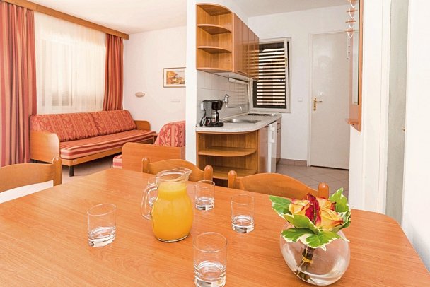 Apartments Polynesia Plava Laguna - Wohnbeispiel App. 1 Schlafzimmer bis 5 Personen (Zimmercodierung AB3)