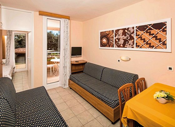 Apartments Stella Plava Laguna - Wohnbeispiel Appartement 1 Schlafzimmer Superior (Zimmercodierung AS1)