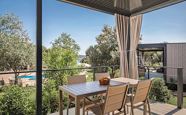 Aminess Planet Camping Sirena - Wohnbeispiel Mobilheim Premium Holiday Home (Zimmercodierung CM1)