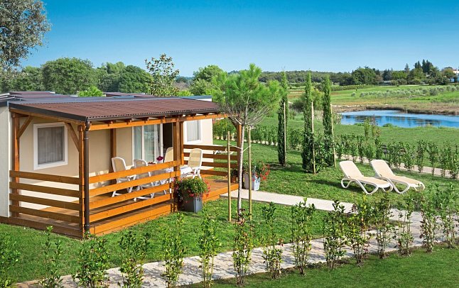 Camping Valkanela - Wohnbeispiel Mobilheim Standard (Zimmercodierung CG1)