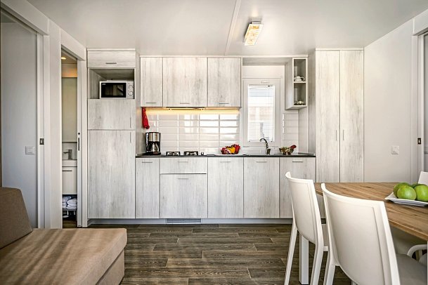 Camping Valkanela - Wohnbeispiel Mobilheim Standard (Zimmercodierung CG1)