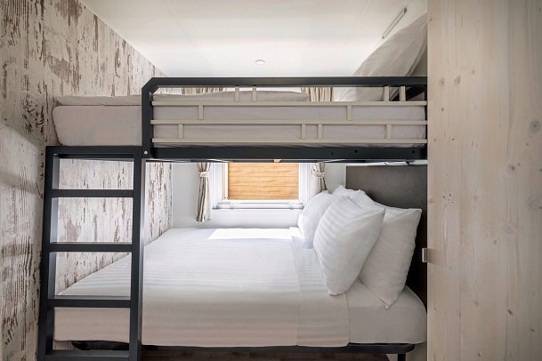 Camping Valkanela - Wohnbeispiel Mobilheim Forest Escape (Zimmercodierung CB1)