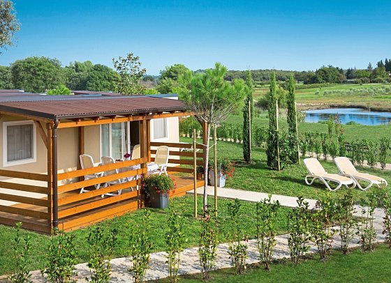 Camping Valkanela - Wohnbeispiel Mobilheim Standard (Zimmercodierung CG1)