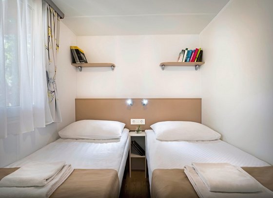 Camping Valkanela - Wohnbeispiel Mobilheim Family (Zimmercodierung CB3)