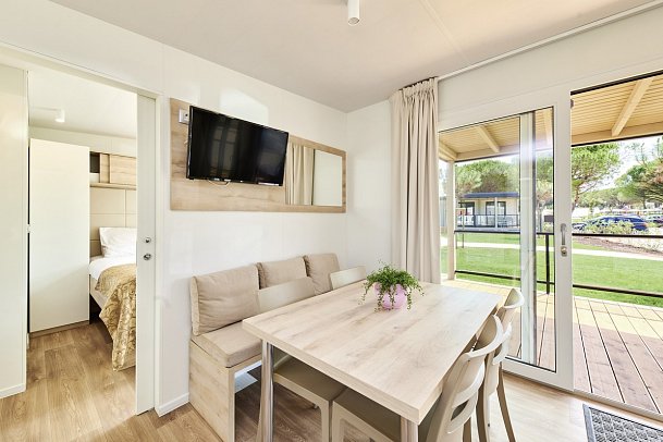 Camping Stella Maris - Wohnbeispiel Mobilheim Superior (Zimmercodierung CS1)