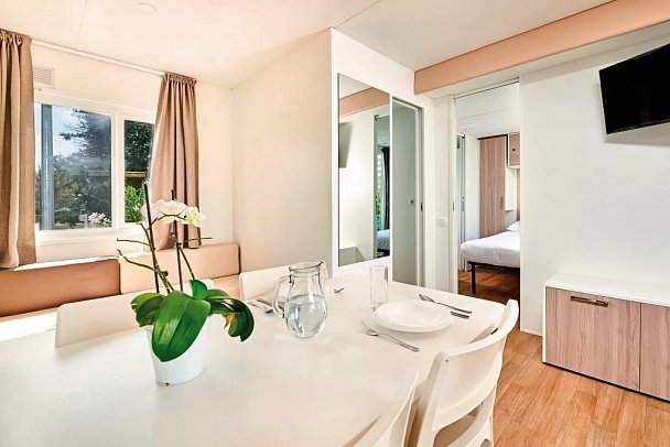 Camping Stella Maris - Wohnbeispiel Mobilheim Superior (Zimmercodierung CS1)