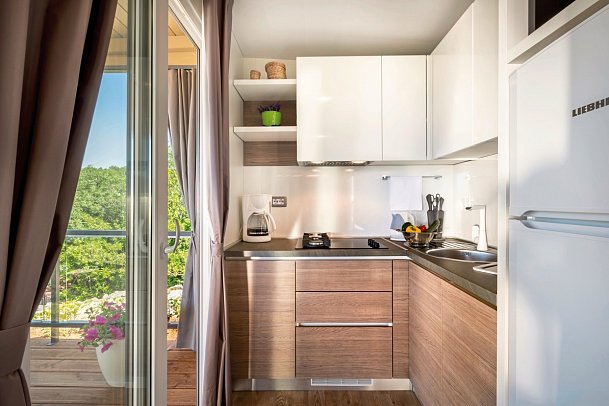 Valamar Camping Istra - Wohnbeispiel Mobilheim Bella Vista Home für 4+2 (Zimmercodierungen CM1, CM2 & CM3)