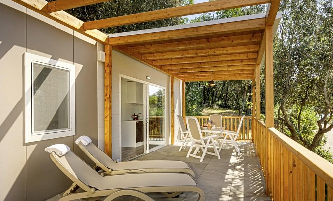 Maistra Camping Porto Sole Mobile Homes - Wohnbeispiel Mobilheim Superior (Zimmercodierung CB1)