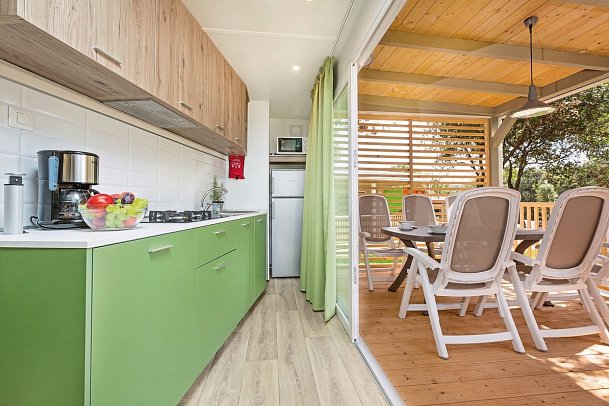 Mobile Homes Veštar - Wohnbeispiel Mobilheim Forest Escape Family (Zimmercodierung CB2)