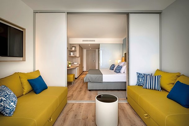 Valamar Parentino Hotel - Wohnbeispiel Zimmer Superior für 2 plus 2 (Zimmercodierung FBV)