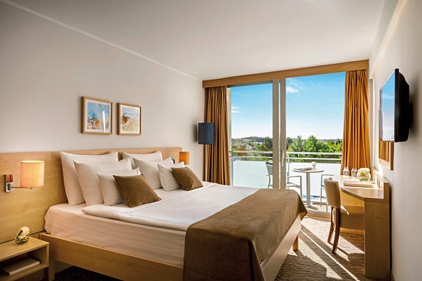 Valamar Parentino Hotel - Wohnbeispiel Doppelzimmer Superior (Zimmercodierung DS1)