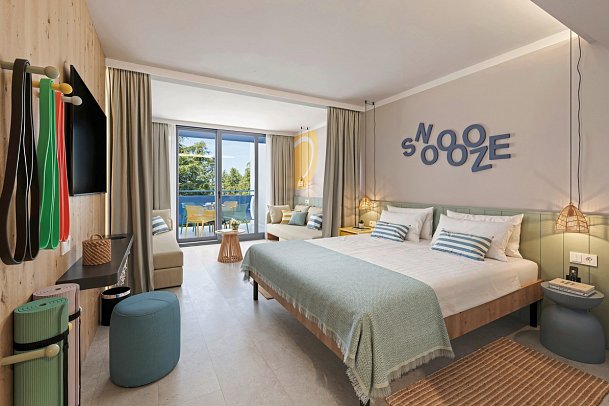Sunny Porec Hotel by Valamar - Wohnbeispiel Zimmer für 2 plus 2 (Zimmercodierung FB1)