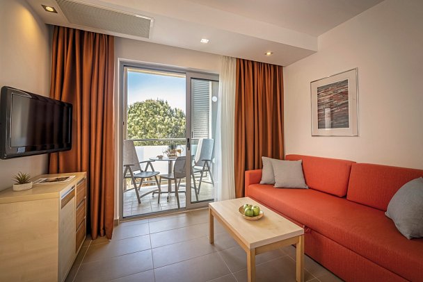 Resort Belvedere Apartments - Wohnbeispiel Appartement 1 Schlafzimmer 32 qm (Zimmercodierung AB1)