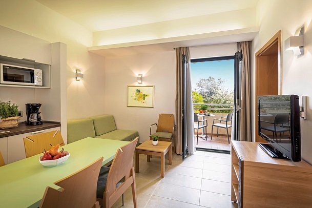 Resort Petalon Apartments - Wohnbeispiel Appartement 2 Schlafzimmer (Zimmercodierung OB1)