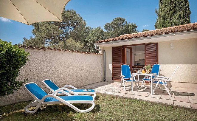 Resort Villas Rubin Apartments - Beispiel Terrasse Studio (Zimmercodierung SB1)