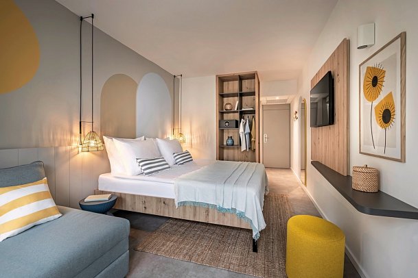 Sunny Rabac by Valamar - Wohnbeispiel Zimmer Superior für 2 plus 1 (Zimmercodierung TS1)