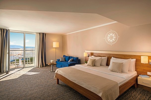 Valamar Sanfior Hotel & Casa - Wohnbeispiel Zimmer für 2 plus 1 Meerseite Casa Sanfior (Zimmercodierung TSV)