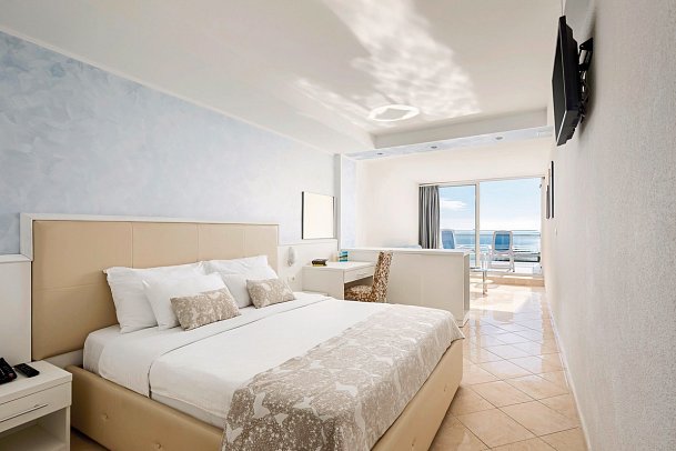 Mimosa & Lido Palace - Wohnbeispiel Doppelzimmer Meerseite 4 Personen (Zimmercodierung D1M)