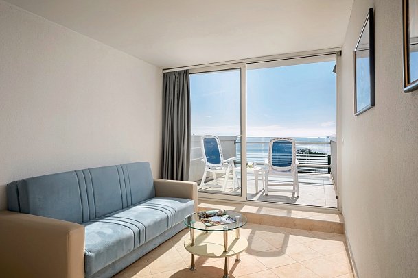 Mimosa & Lido Palace - Wohnbeispiel Doppelzimmer Meerseite 4 Personen (Zimmercodierung D1M)