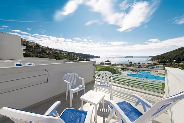 Mimosa & Lido Palace - Wohnbeispiel Doppelzimmer Meerseite 4 Personen (Zimmercodierung D1M)