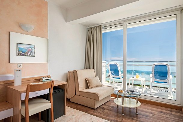 Mimosa & Lido Palace - Wohnbeispiel Doppelzimmer Meerseite 3 Personen (Zimmercodierung D3M)