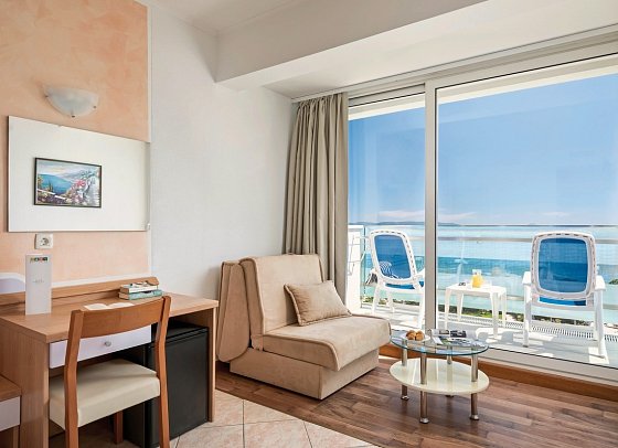 Mimosa & Lido Palace - Wohnbeispiel Doppelzimmer Meerseite 3 Personen (Zimmercodierung D3M)