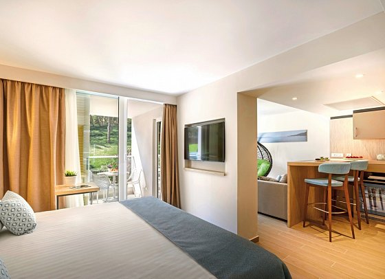 Girandella Resort Valamar Collection Designed for Adults - Wohnbeispiel Juniorsuite für 2 plus 1 (Zimmercodierung JBG)