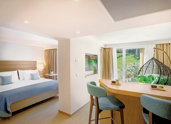 Girandella Resort Valamar Collection Designed for Adults - Wohnbeispiel Juniorsuite für 2 plus 1 (Zimmercodierung JBG)