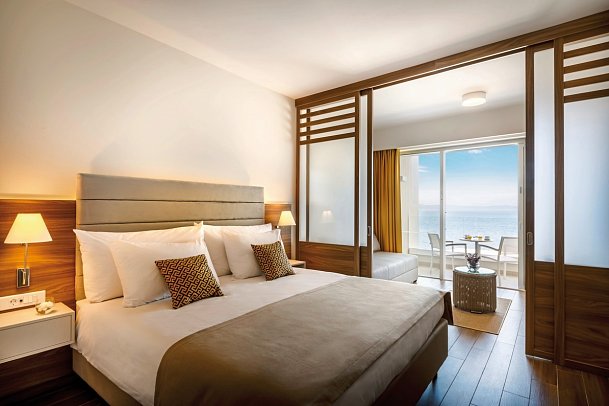 Valamar Bellevue Resort - Wohnbeispiel Zimmer für 2 plus 2 Meerblick (Zimmercodierung FBM)