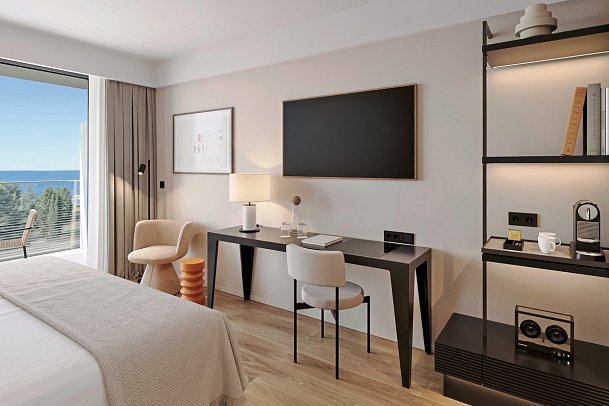 Pical Hotel Valamar Collection - Wohnbeispiel Zimmer für 2 Meerseite (Zimmercodierung D1C)