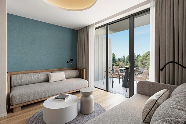 Pical Family Hotel Valamar Collection - Modellbild Familienzimmer für 2 plus 2 (Zimmercodierung FB1)