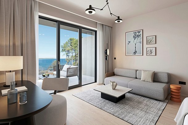 Pical Suites Valamar Collection - Modellbild V Level Suite für 2 plus 1 Meerblick (Zimmercodierung W1M)
