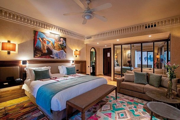 Les Jardins de la Koutoubia - Wohnbeispiel Doppelzimmer Patio (Zimmercodierung DB2)