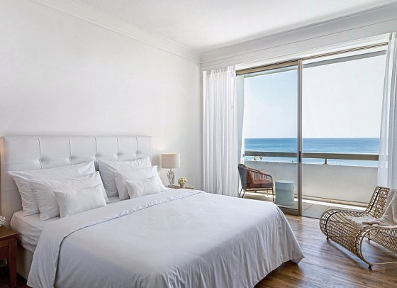 Grecotel LUX®ME Dama Dama - Wohnbeispiel Doppelzimmer Superior LUX ME Guestroom mit Meerblick (Zimmercodierung DS1)