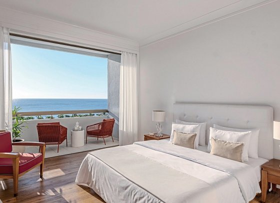 Grecotel LUX®ME Dama Dama - Wohnbeispiel Doppelzimmer LUX ME Guestroom mit Meerblick (Zimmercodierung DBM)