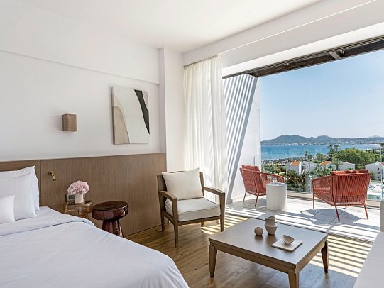Grecotel Lux Me Dama Dama - Wohnbeispiel Doppelzimmer LUX ME Panoramic Guestroom mit Meerblick (Zimmercodierung D1M)
