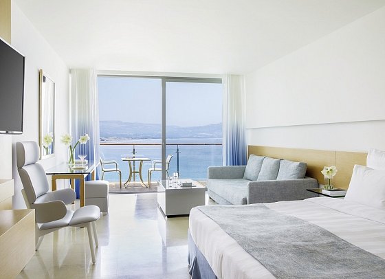 Lindos Blu - Wohnbeispiel Juniorsuite Meerblick (Zimmercodierung JBM)