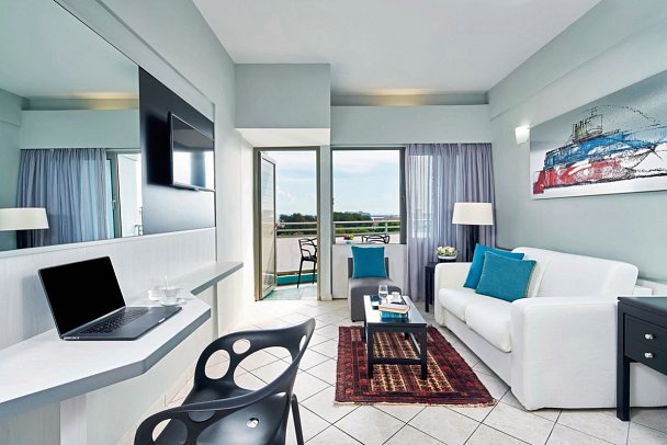 Aquamare City Beach - Wohnbeispiel Suite Superior Meerblick (Zimmercodierung WSM)