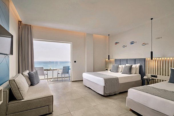 Blue Sea Beach Resort - Wohnbeispiel Familienzimmer Meerblick (Zimmercodierung FBM)