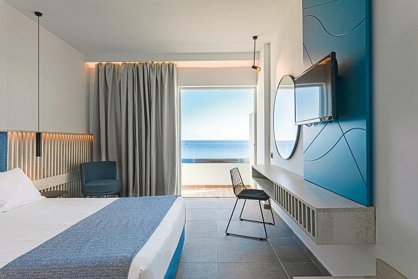 Blue Sea Beach Resort - Wohnbeispiel Doppelzimmer Meerblick (Zimmercodierung DBM)