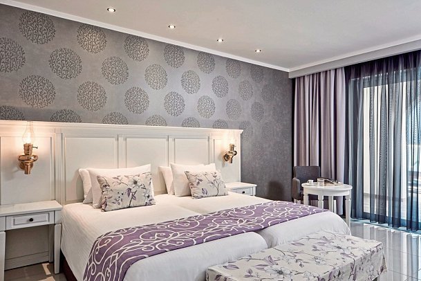 Esperos Village Blue - Wohnbeispiel Doppelzimmer Country Meerblick (Zimmercodierung D3M)