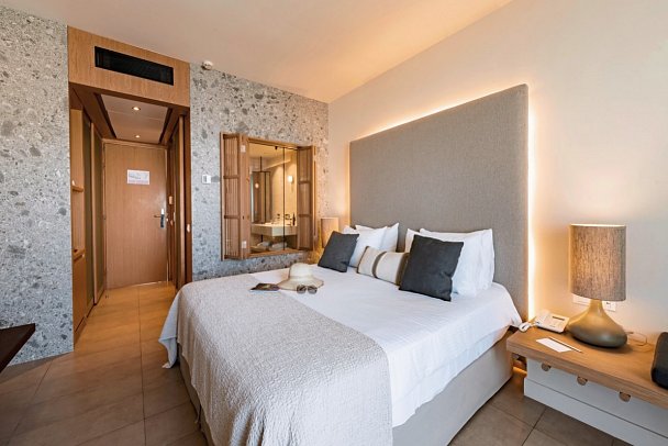 Lindos Mare - Wohnbeispiel Doppelzimmer Meerblick (Zimmercodierung DBM)