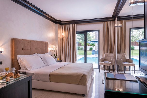 Mitsis Faliraki - Wohnbeispiel Doppelzimmer Gemeinschaftspool (Zimmercodierung DBQ)