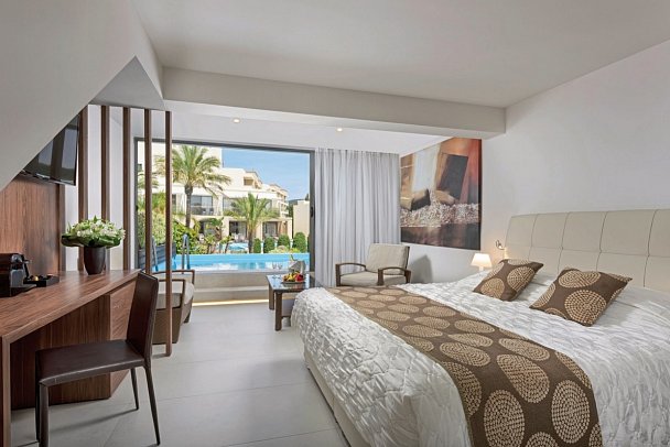 The Ixian Grand & All Suites - Wohnbeispiel Doppelzimmer Premium Swim-Up (Zimmercodierung DMQ)
